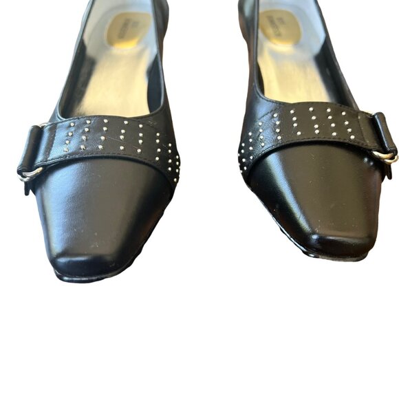 Vintage Ros Hommerson Leather Stud Detail Pumps 8N - Picture 3 of 9
